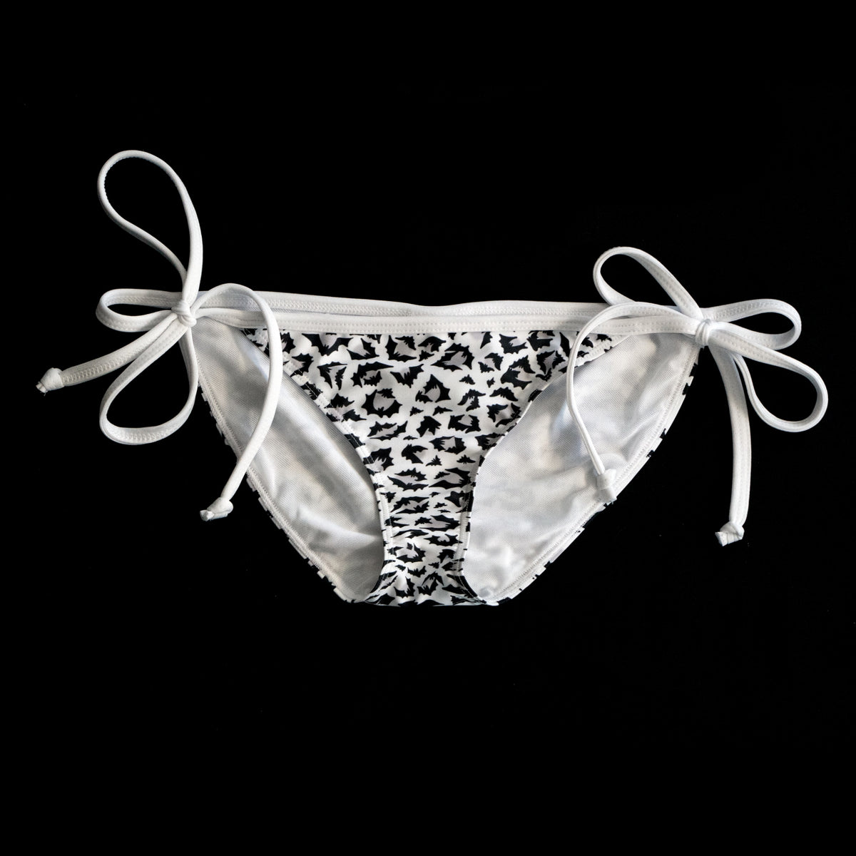 bat snow leopard bikini bottom