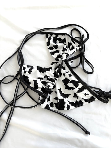 bat cow string bikini bottom